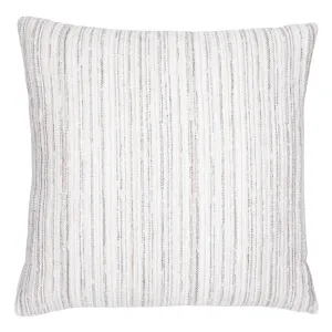 22" Square Elaine Smith Pillow  Luxe Stripe Pebble