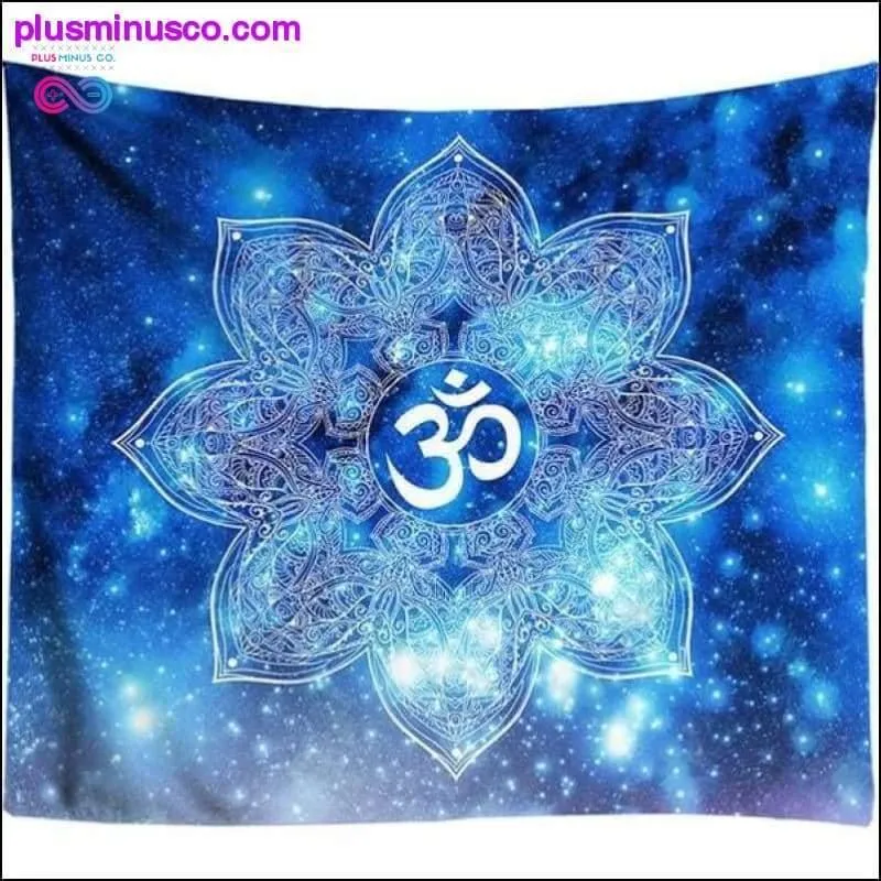 3D Chakra Tapestry Ombre Galaxy Psychedelic Tapestry Boho