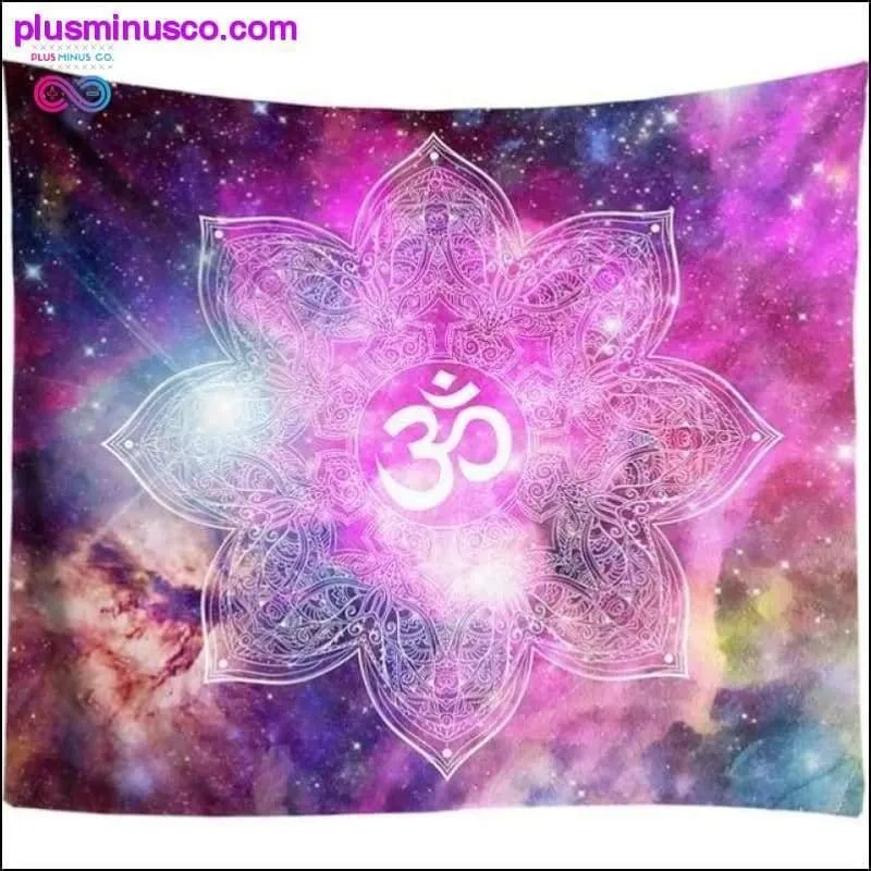 3D Chakra Tapestry Ombre Galaxy Psychedelic Tapestry Boho