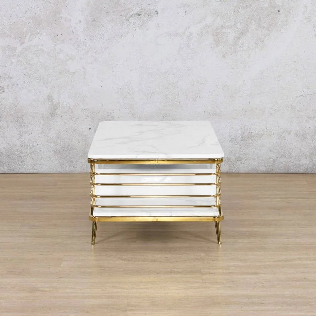 Alba Coffee Table in Gold