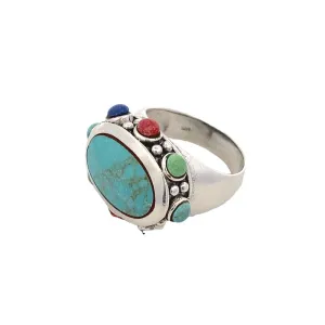 Anna Multicolor 925 Sterling Silver Promise Ring