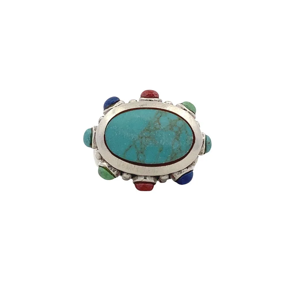 Anna Multicolor 925 Sterling Silver Promise Ring