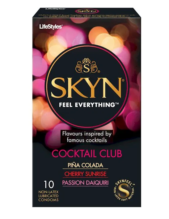 Best Tasting Flavored Condoms, Skyn Cocktail Club