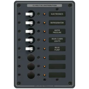 Blue Sea DC 8 Position Circuit Breaker