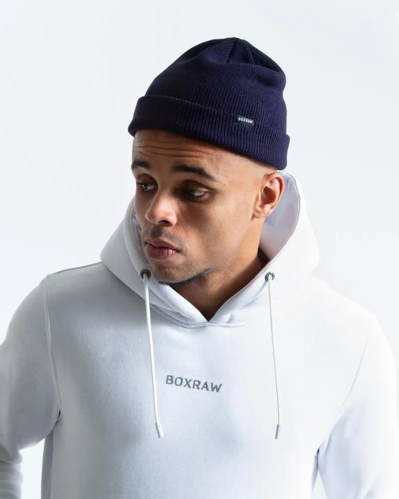 BOXRAW BEANIE HAT NAVY