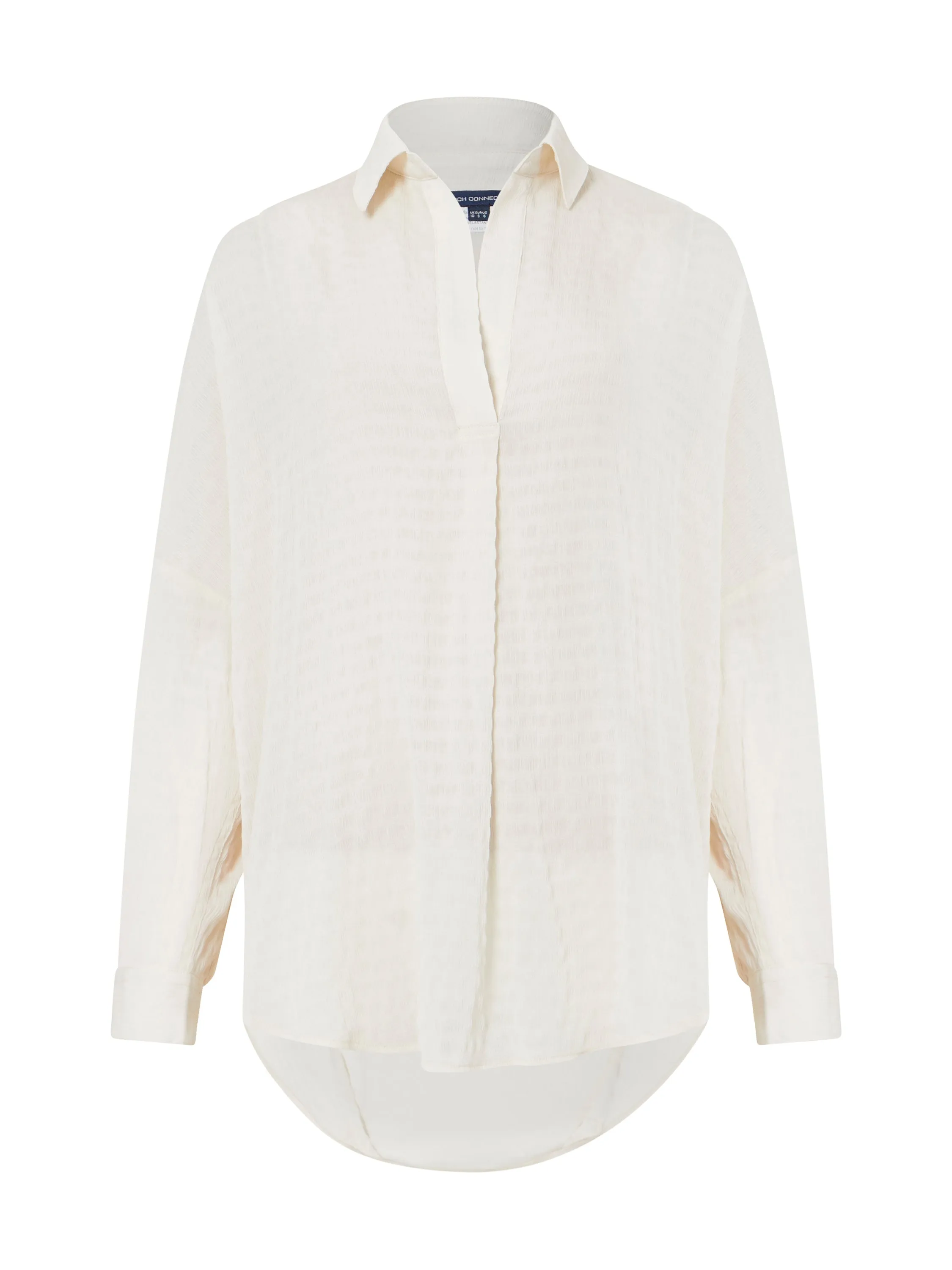 Clar Rhodes Textured Drape Shirt