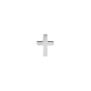 Cross Silver Earring