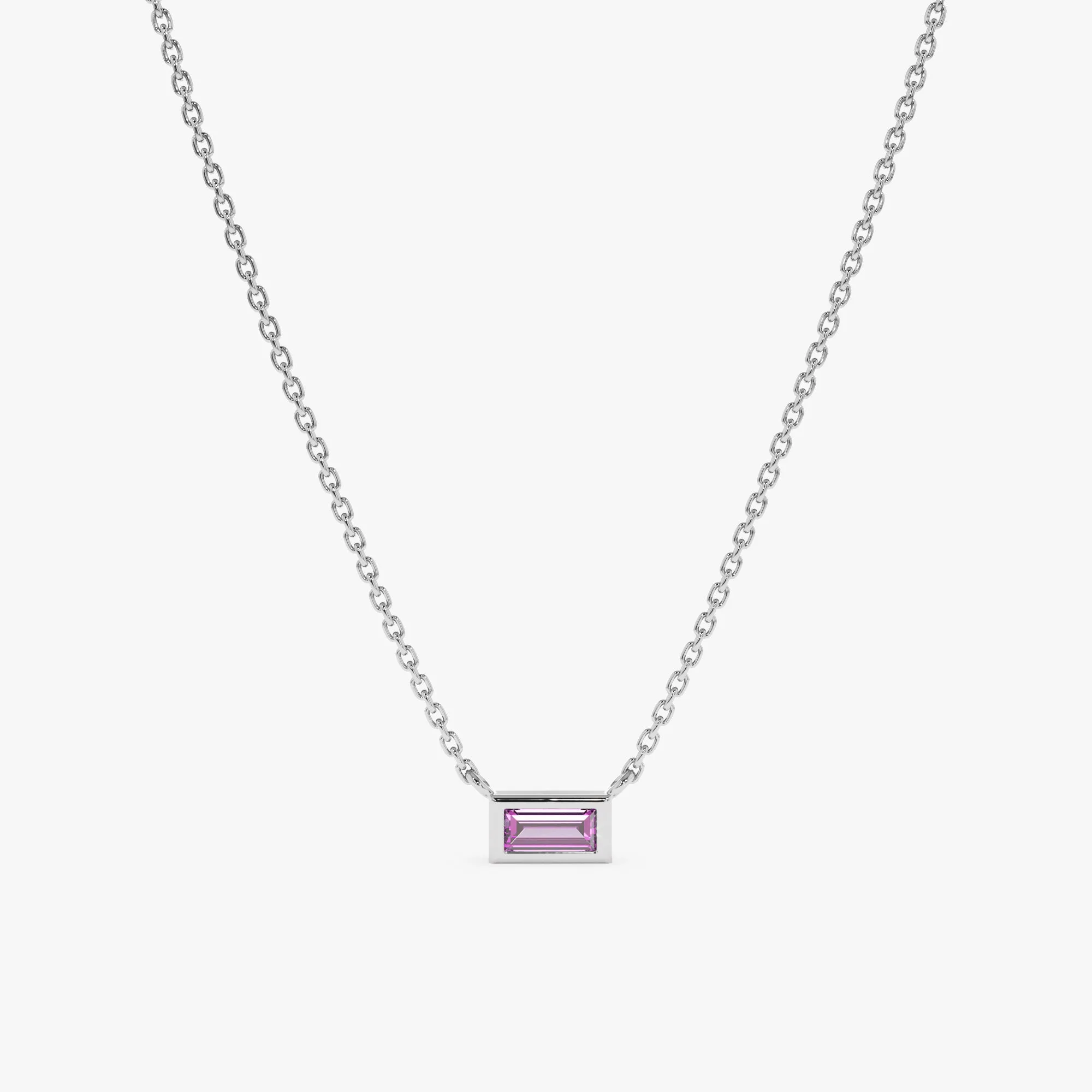 Dainty Amethyst Necklace, Teresa