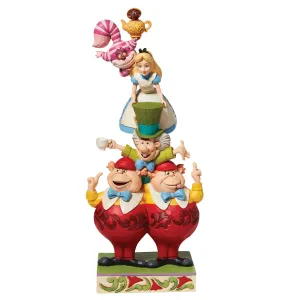 DISNEY TRADITIONS<BR>Stacked Alice in Wonderland<BR>“We're All Mad Here”