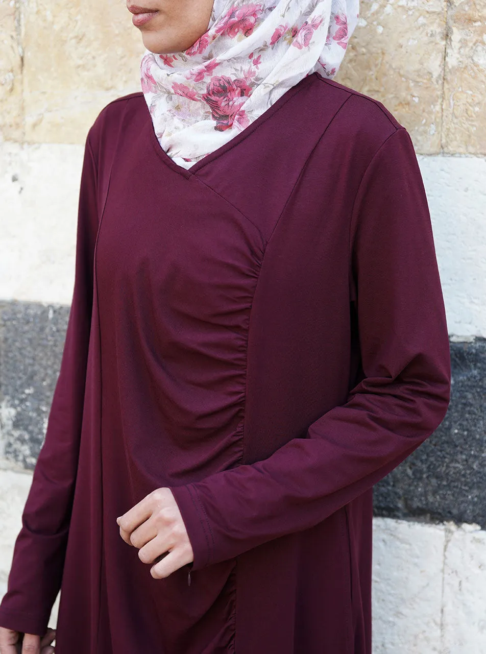 Draped Front Abaya