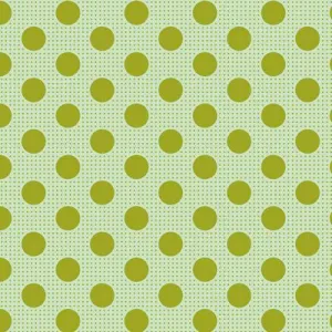 Fabric from Tilda, DOTs Collection, Medium Dots Green 130011