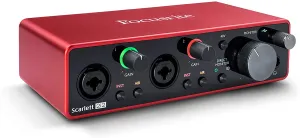 Focusrite Scarlett 2i2 (3rd Gen) USB Audio Interface with Pro Tools