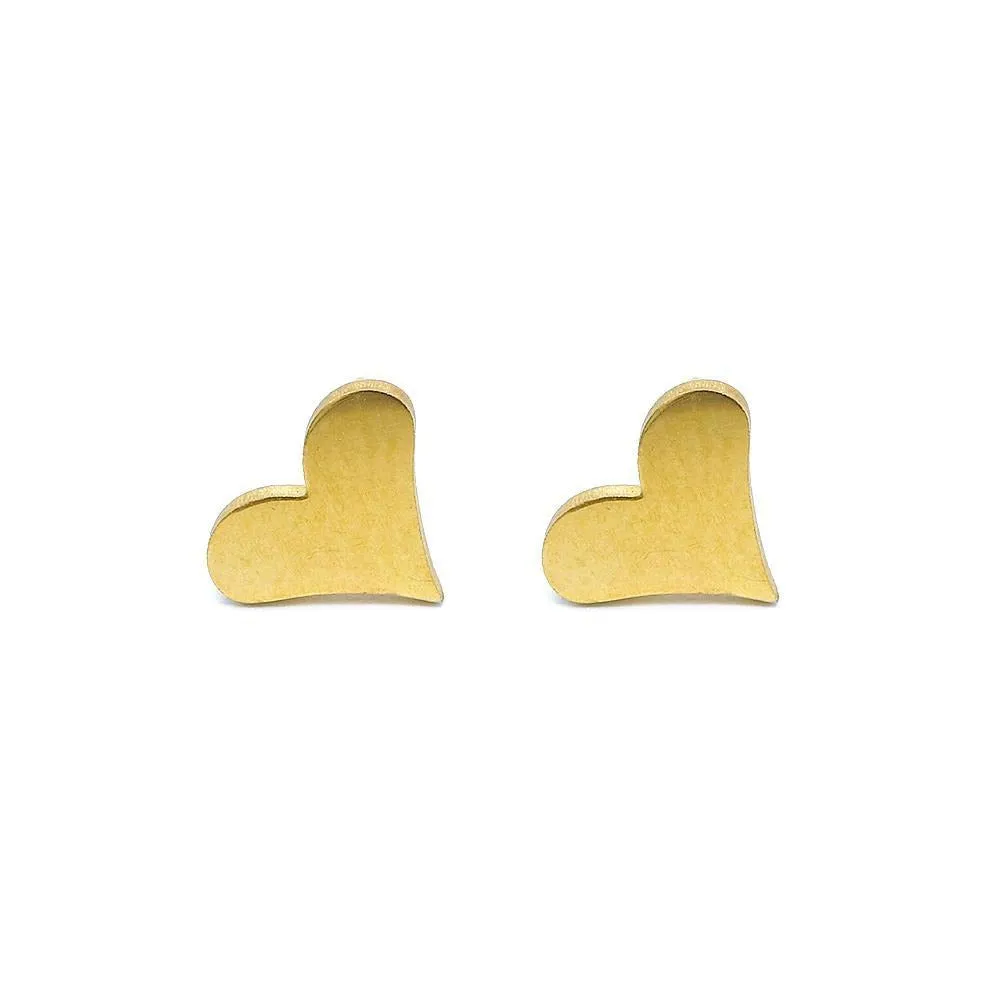 Heart Stud Earrings