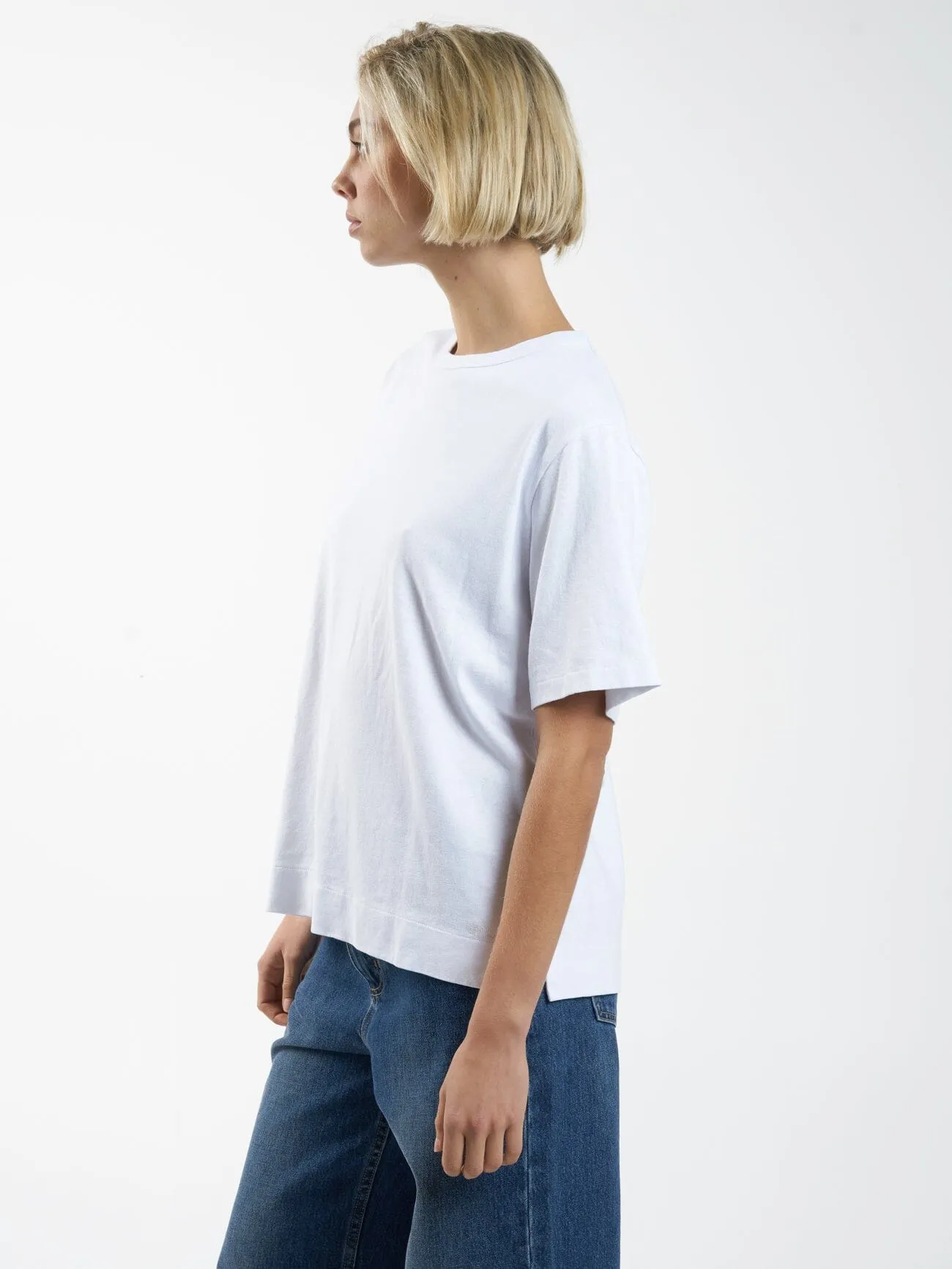 Hemp Box Tee - White