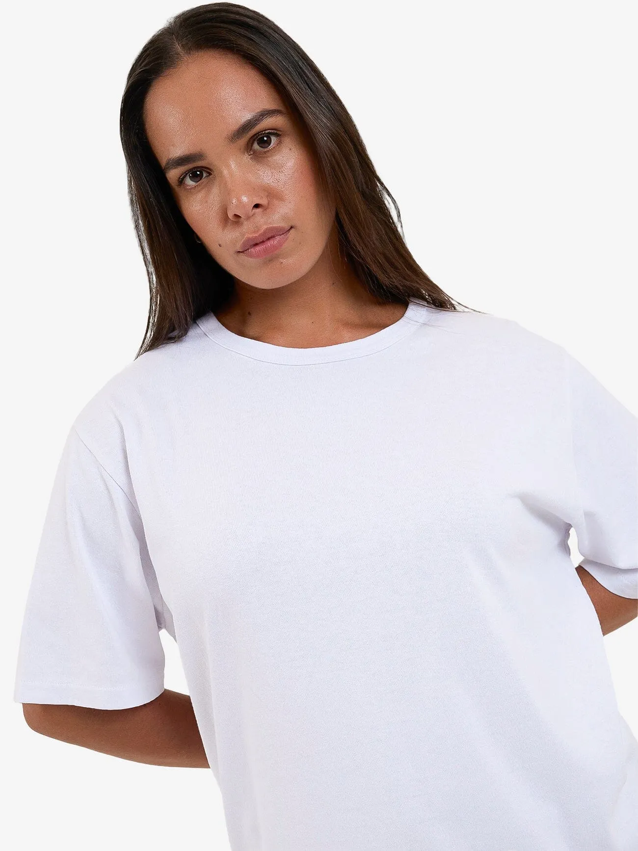 Hemp Box Tee - White