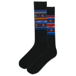 HOTSOX Men's Geo Stripe Boot Crew Sock