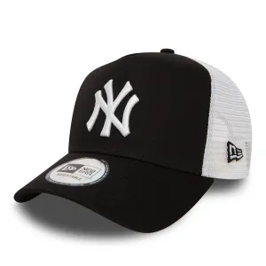 NEW ERA New York Yankees Clean Black A-Frame Trucker Cap