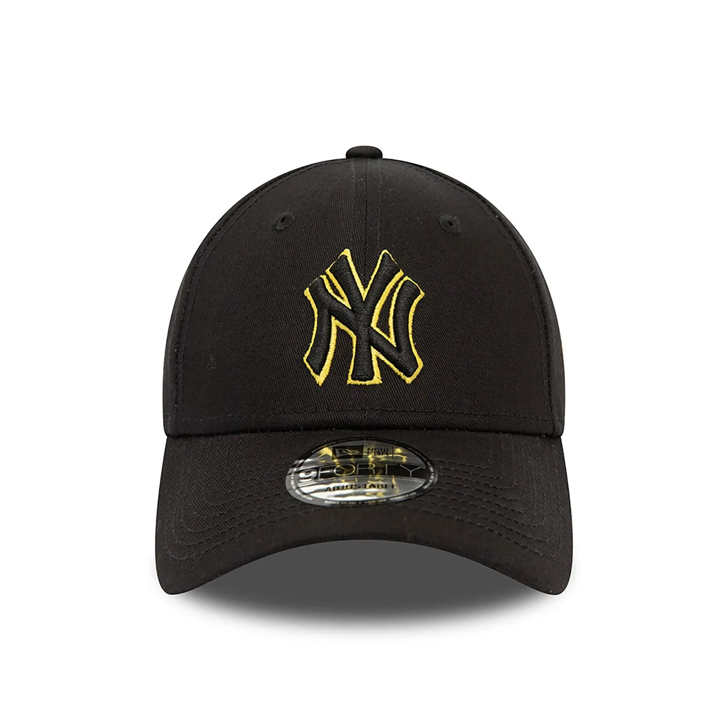 NEW ERA New York Yankees MLB Team Outline Black 9FORTY Adjustable Cap