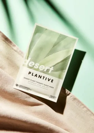 PLANTIVE Desert Plant Therapy Biodegradable Face Sheet Mask