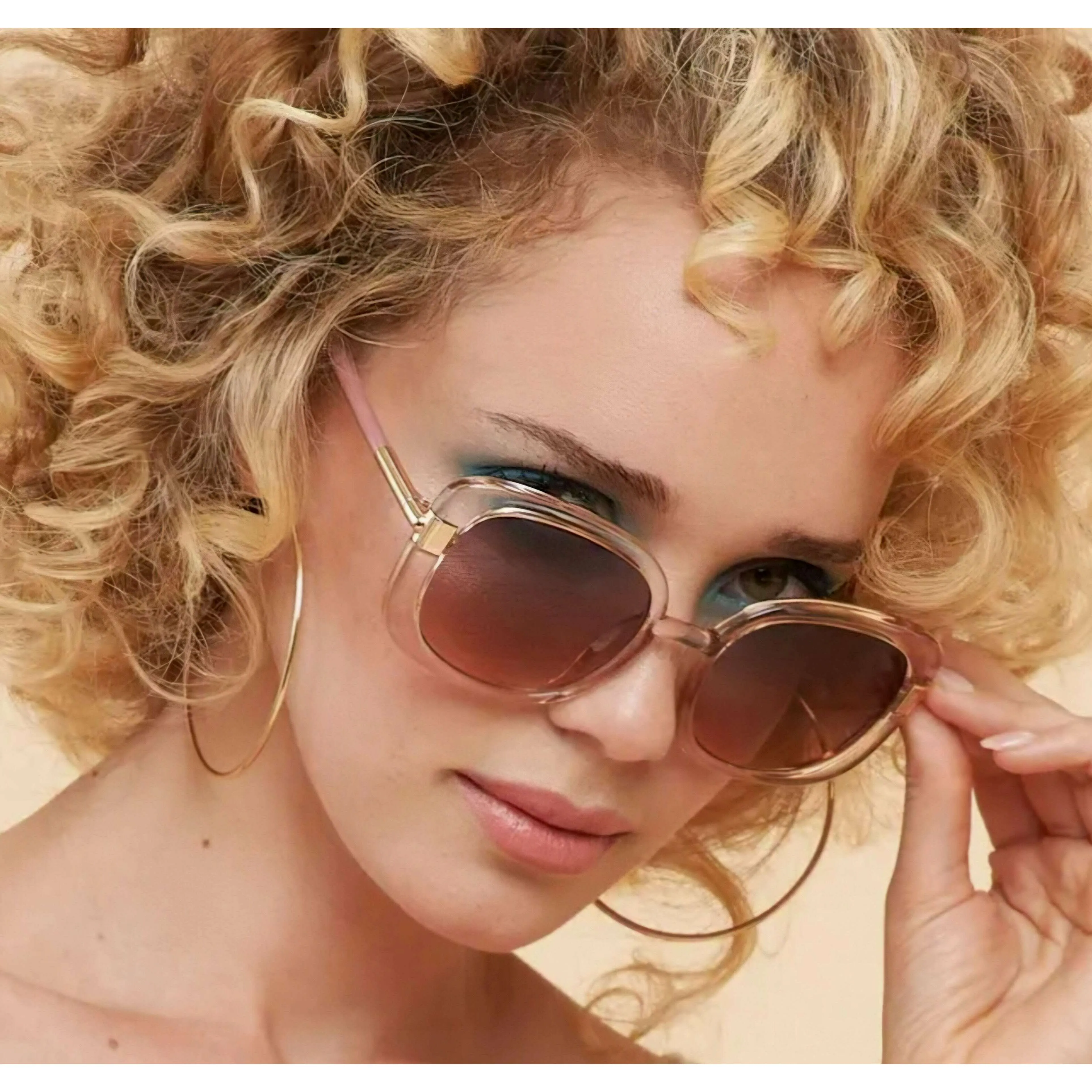 Powder Designs - Luxe Sutton Sunglasses - Rose